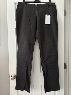 NWT Apolis Global Citizen 100% Cotton Black Standard Issue Utility Chino Size 38
